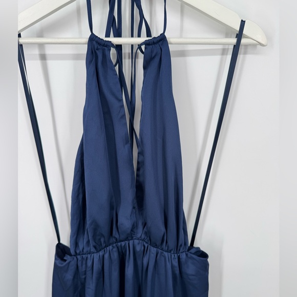 The Jetset Diaries TJD Louvre Maxi Dress Blue Iris Navy Small NWT - Picture 5 of 7